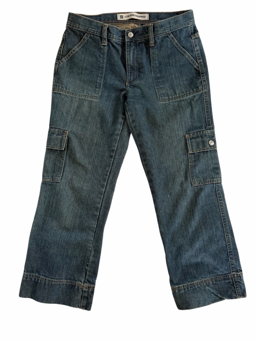 Vintage Y2K Cropped Cargo GAP